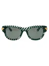 Bottega Veneta Sunglasses In Green-green-green