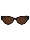 Bottega Veneta Sunglasses In Havana-havana-brown
