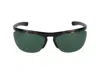 Bottega Veneta Speed Rectangular Sunglasses In Havana Havana Green