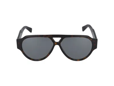 Bottega Veneta Sunglasses In Havana Havana Grey