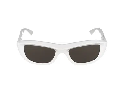 Bottega Veneta Sunglasses In Ivory Ivory Brown