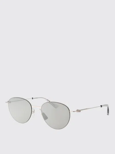 Bottega Veneta Sunglasses Men Silver In Metallic