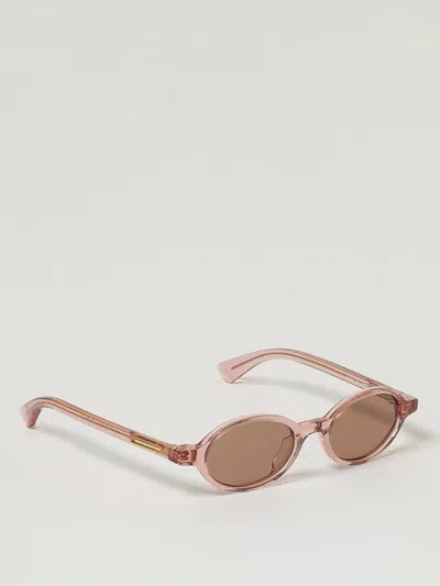 Bottega Veneta Sunglasses Men Red In Brown