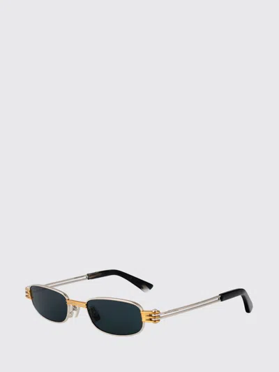 Bottega Veneta Sunglasses Men Silver In Metallic