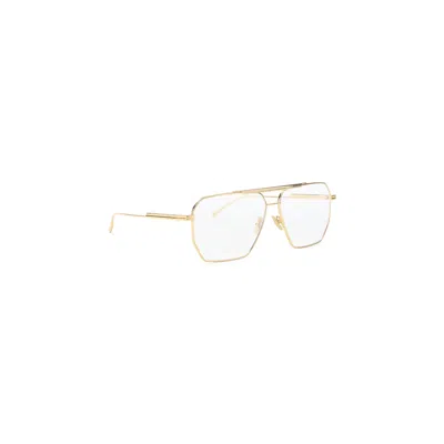 Bottega Veneta Golden Aviator Sunglasses