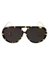 Bottega Veneta Sunglasses In Multi