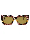 Bottega Veneta Bv1212s Sunglasses In Multicolor-multicolor-yellow