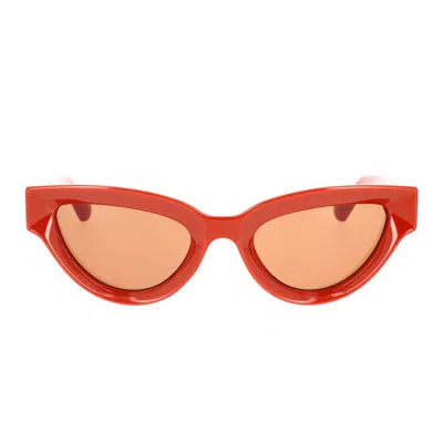 Bottega Veneta Sunglasses In Orange