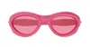 Bottega Veneta Women's Oval Sunglasses In Pink
