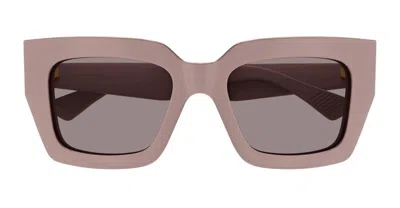 Bottega Veneta Bv1212s Linea New Classic 006 Sunglasses In Pink