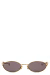 Bottega Veneta Sardine Sunglasses In Gray
