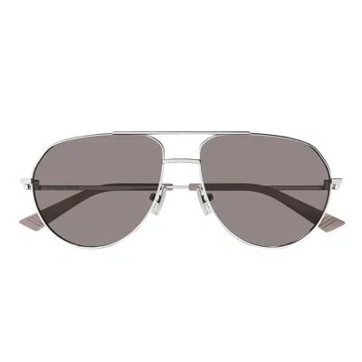 Bottega Veneta Sunglasses In Silver