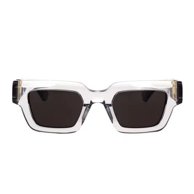 Bottega Veneta Tri-fold Square Sunglasses In Transparent