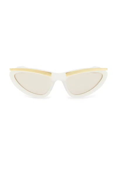 Bottega Veneta Sunglasses In White