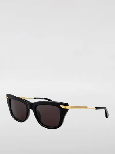 Bottega Veneta Sunglasses Woman Black In Blue