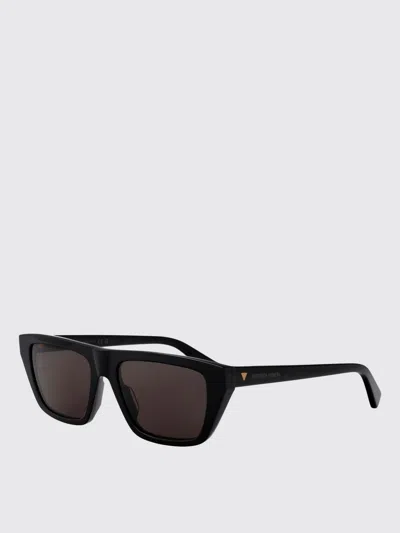 Bottega Veneta Bv1291s Sunglasses In 001 Black Black Grey