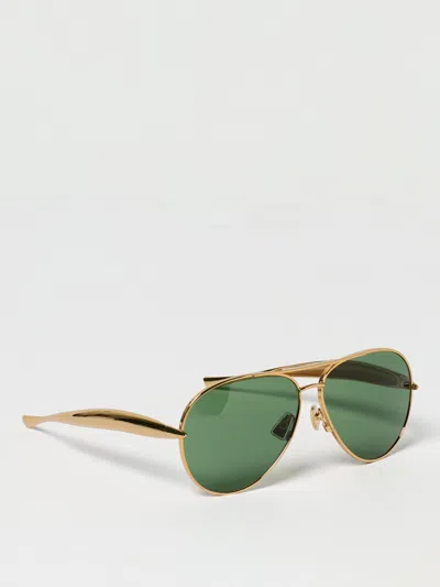 Bottega Veneta Sardine Aviator-style Gold-tone Sunglasses