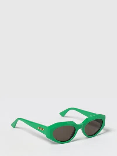 Bottega Veneta Sunglasses Woman Green In Multi