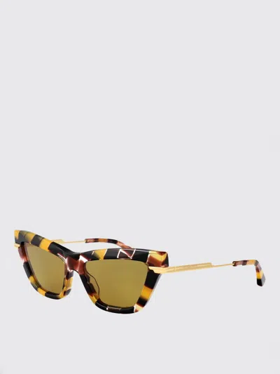 Bottega Veneta Bv1241s Sunglasses In Multicolor-gold-yellow