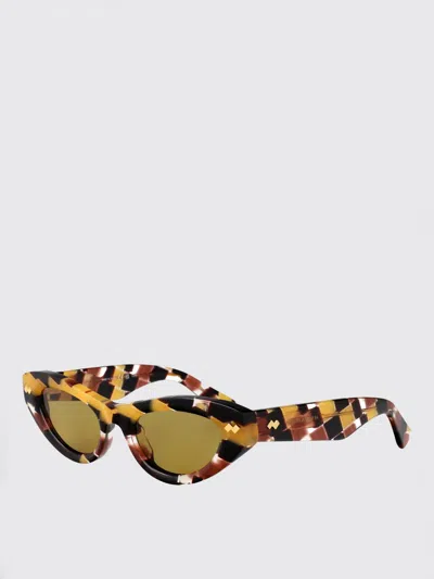 Bottega Veneta Sunglasses Woman Multicolor In Green
