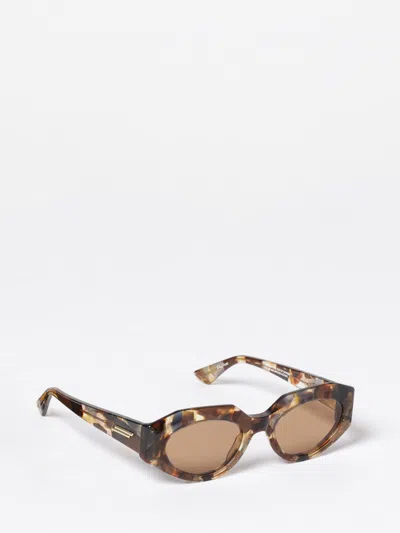 Bottega Veneta Sunglasses Woman Multicolor In Brown