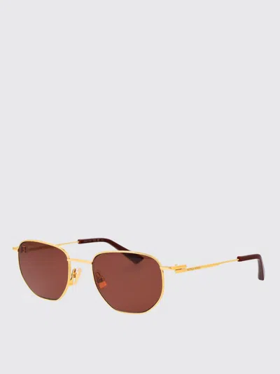 Bottega Veneta Sunglasses Woman Brick Red In Brown