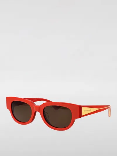 Bottega Veneta Sunglasses Woman Orange In Red