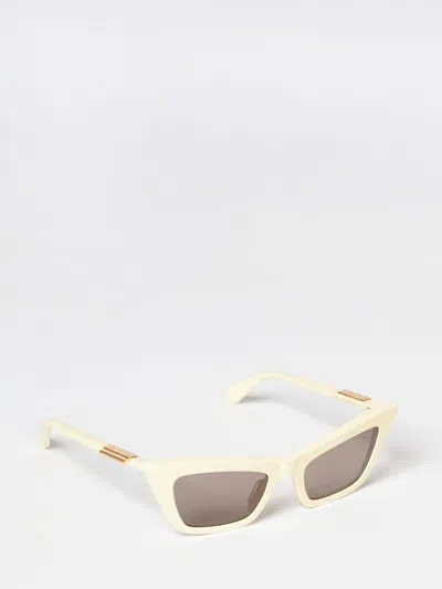 Bottega Veneta Sunglasses Woman Sand In White