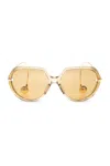 Bottega Veneta Sunglasses In Gold