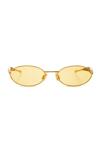 Bottega Veneta Sunglasses In Yellow