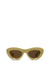 Bottega Veneta Sunglasses In Yellow