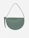 Shop Bottega Veneta Sunrise Intrecciato Leather Mini Bag In Aloe