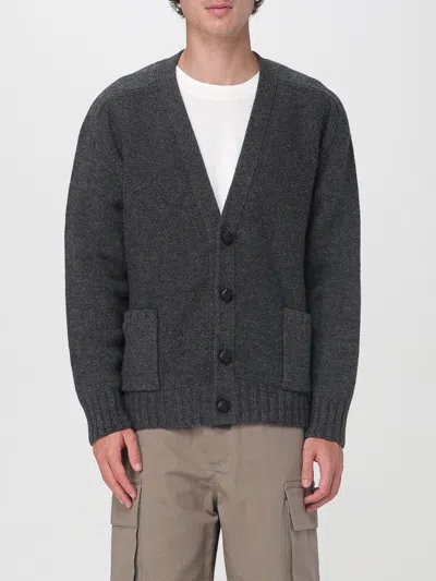 BOTTEGA VENETA CARDIGAN BOTTEGA VENETA MEN COLOR GREY,H12944020