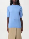 Bottega Veneta Short-sleeved Sweater In Hellblau