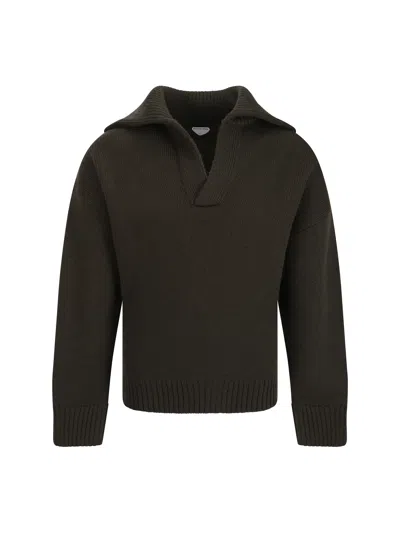 Bottega Veneta Sweater In Dark Olive