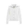 Bottega Veneta Layered Wool Cardigan In Grey