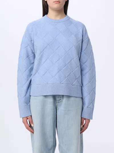 Bottega Veneta Sweater In Wool In Blue