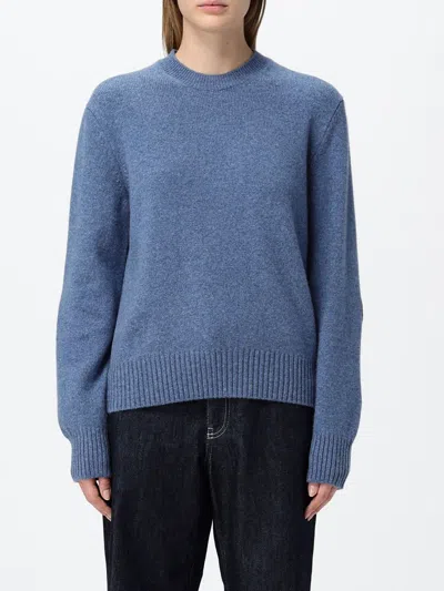 Bottega Veneta Sweater Woman Color Denim In Blue