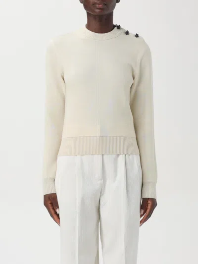 Bottega Veneta Sweater Woman White In Neutral