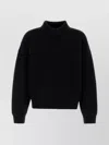 Bottega Veneta Sweater Wool Blend High Collar In Black