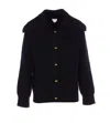 Bottega Veneta Wool Cardigan In Black
