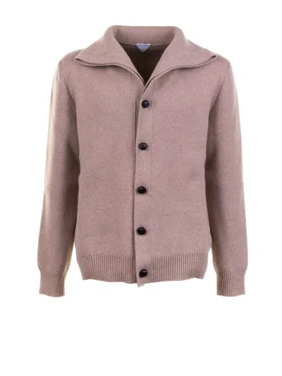 Bottega Veneta Long-sleeved Sweater In Brown