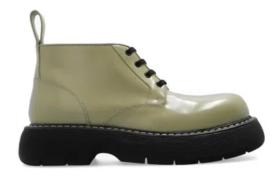 Pre-owned Bottega Veneta Swell Leather Shoes Green