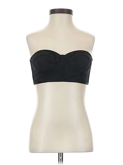 Pre-owned Bottega Veneta Swimsuit Top Black Swimwear