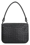Bottega Veneta Swing Leather Messenger Bag