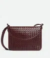 Bottega Veneta Swing Messenger In Madder Brown