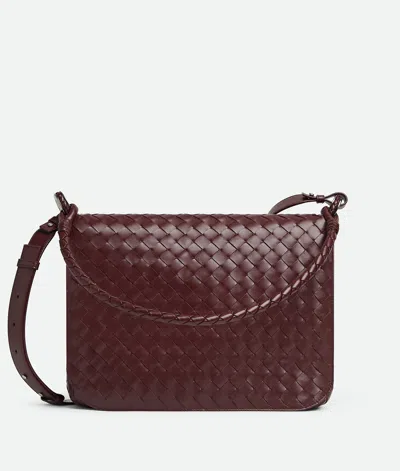 Bottega Veneta Swing Messenger In Madder Brown
