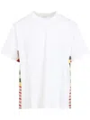 Bottega Veneta Checkered Tshirt Made Of Soft Cotton Jersey In White