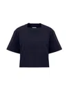 Bottega Veneta T-shirt Basic Blue  In Blu