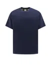 Bottega Veneta Double-layer Crewneck T-shirt In Blue